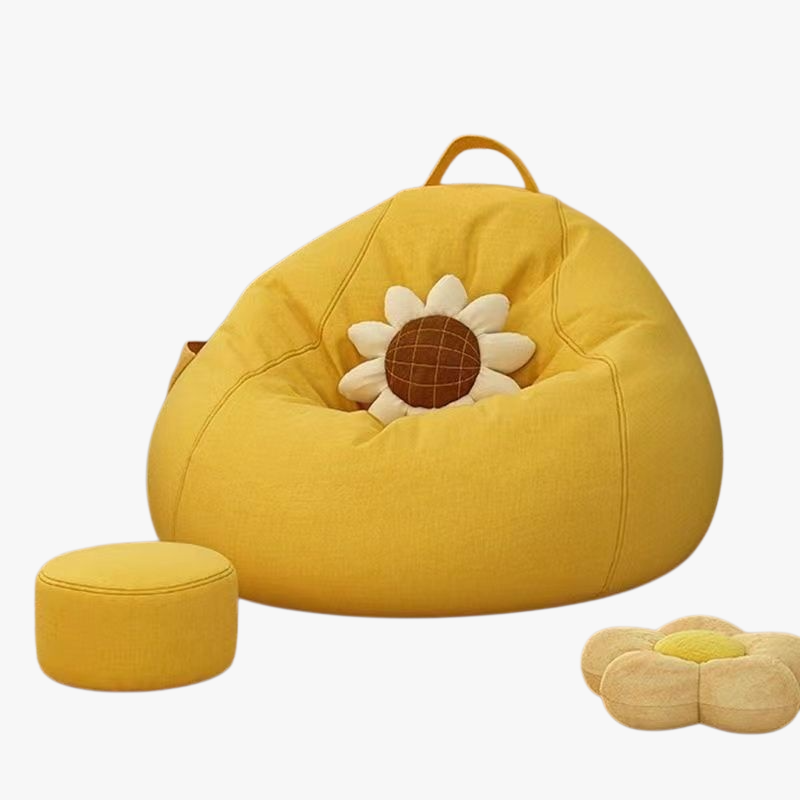 Multifunctional Lazy Sofa Chair, Small Sleeping Recliner for Balcony Bedroom Tatami