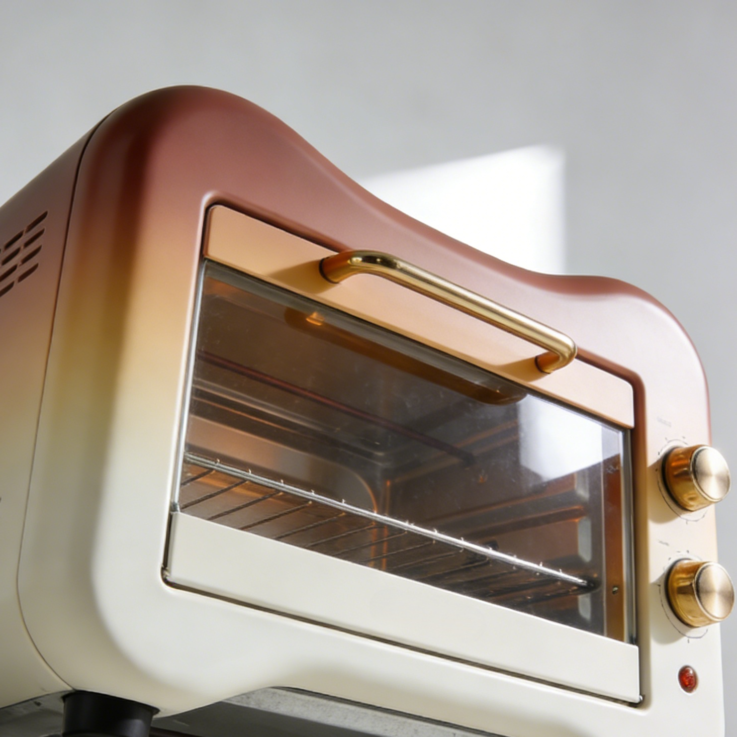 Horno eléctrico multifuncional para hogar en cocina moderna