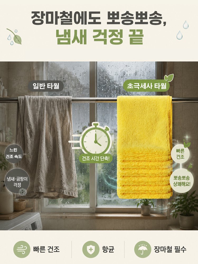 초극세사 다용도 클리닝 타월