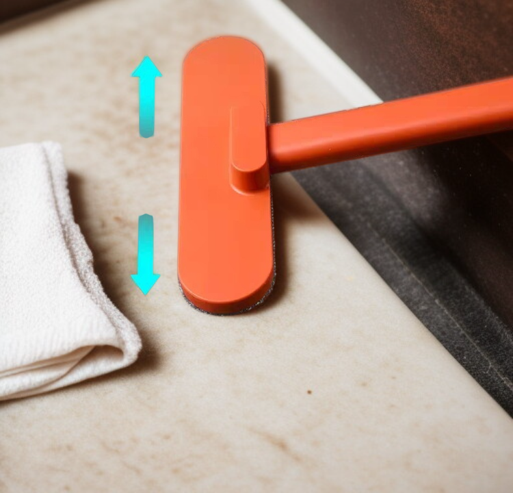 Soft edge brush for dusting beds and furniture