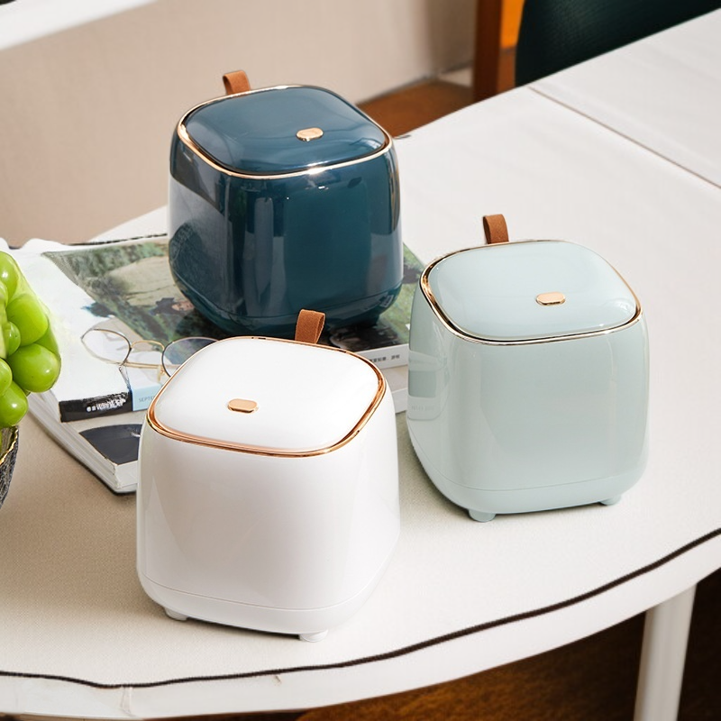 Luxuriöser Pump-Tisch-Mülleimer