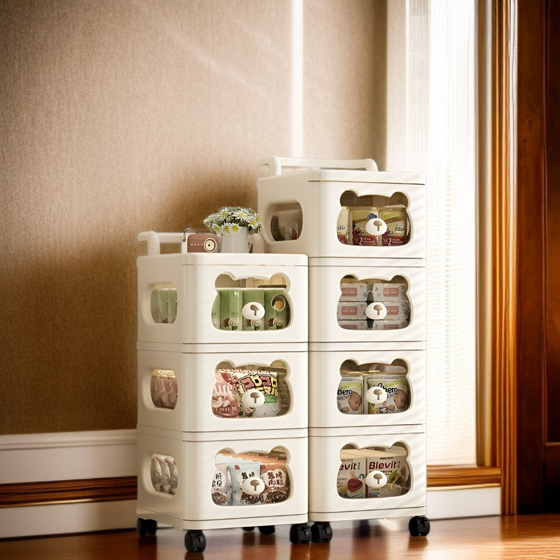 Children's Multi-Layer Storage Cabinet Household Multifunctional Living Room Organizer