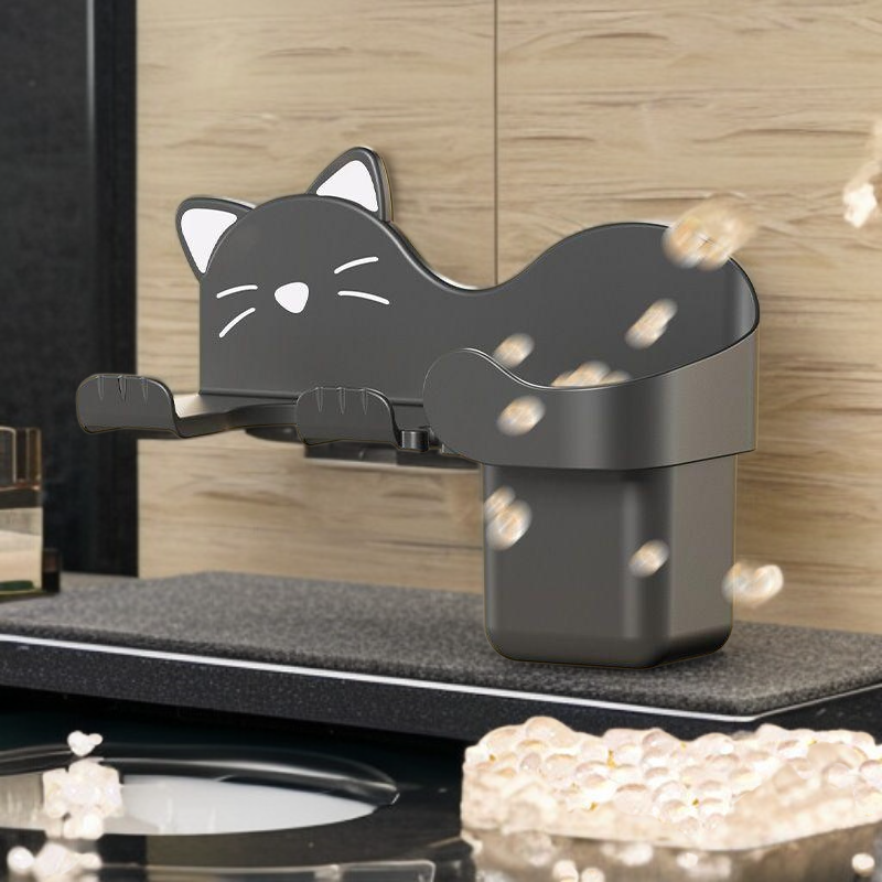 All-in-One Hair Dryer Organizer Rack