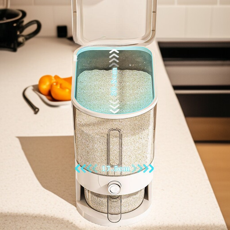 방충 및 방습 밀폐 압착 장치가 있는 쌀통