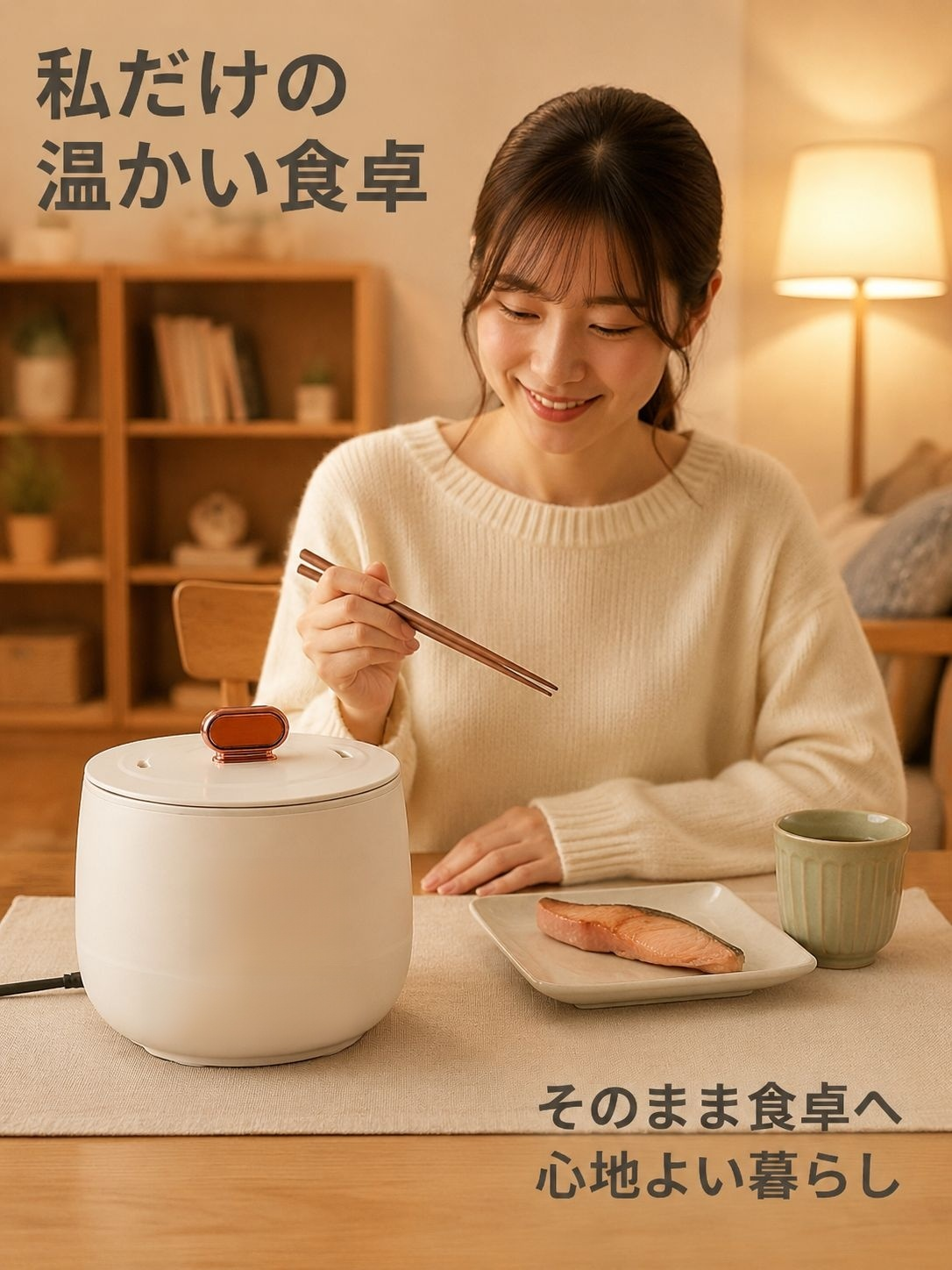多用途小型炊飯器 ご飯・お粥・スープも作れるミニポット