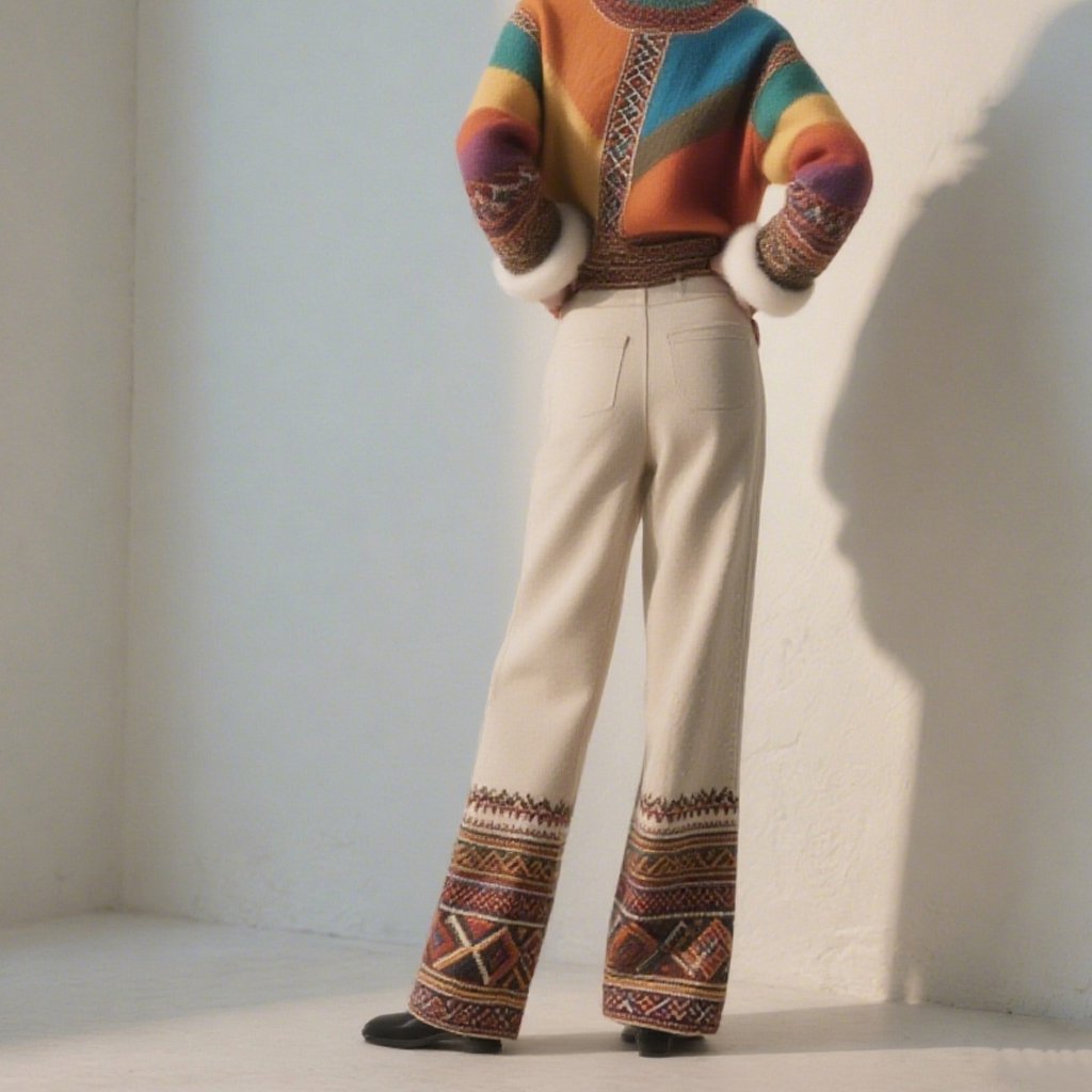 여성 스트레이트핏 바지