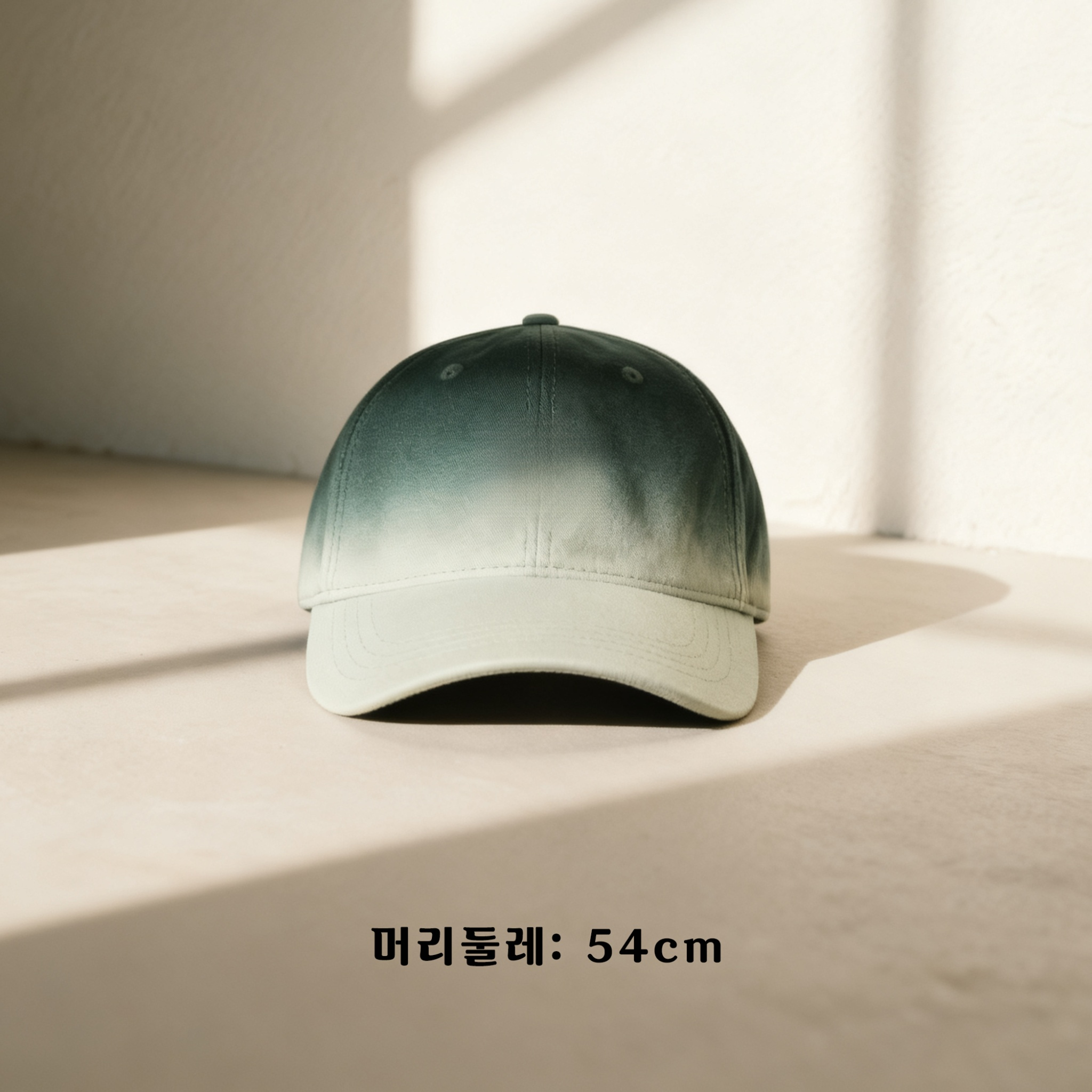 클래식 야구 모자 측면 디테일