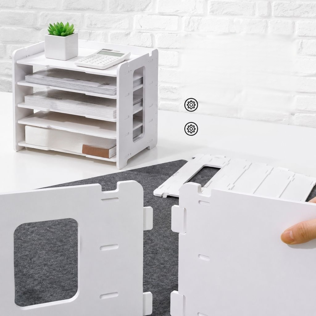 Étagère de rangement pour dossiers