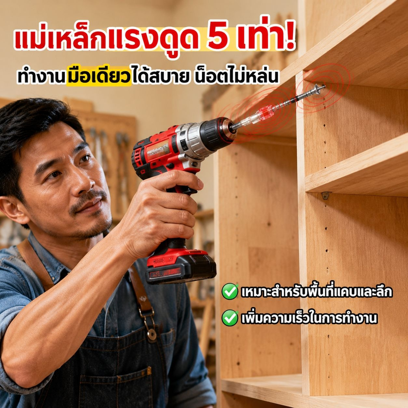 ดอกไขควงหัวแฉกแม่เหล็กป้องกันลื่นและใช้งานทนทาน ขนาดยาว 25-150 มม. ความแข็งสูง