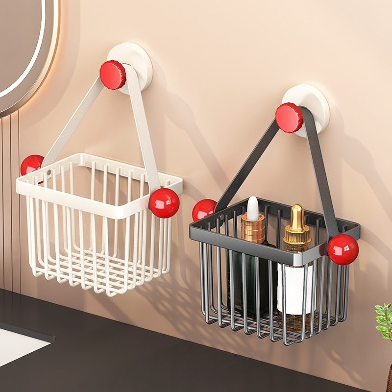 多機能キッチン壁掛け収納バスケット ネギ・ショウガ・ニンニク整理用