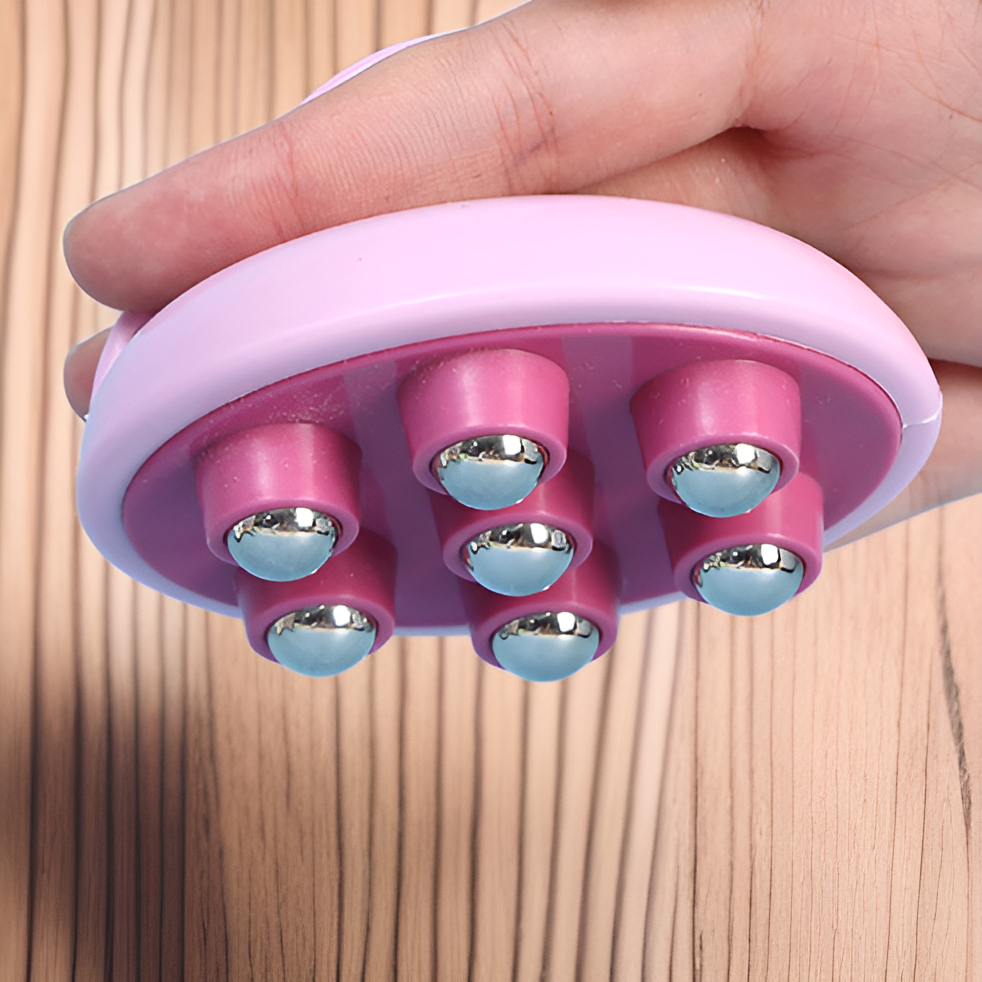 أسطوانة تدليك متعددة الوظائف بسبع خرزات