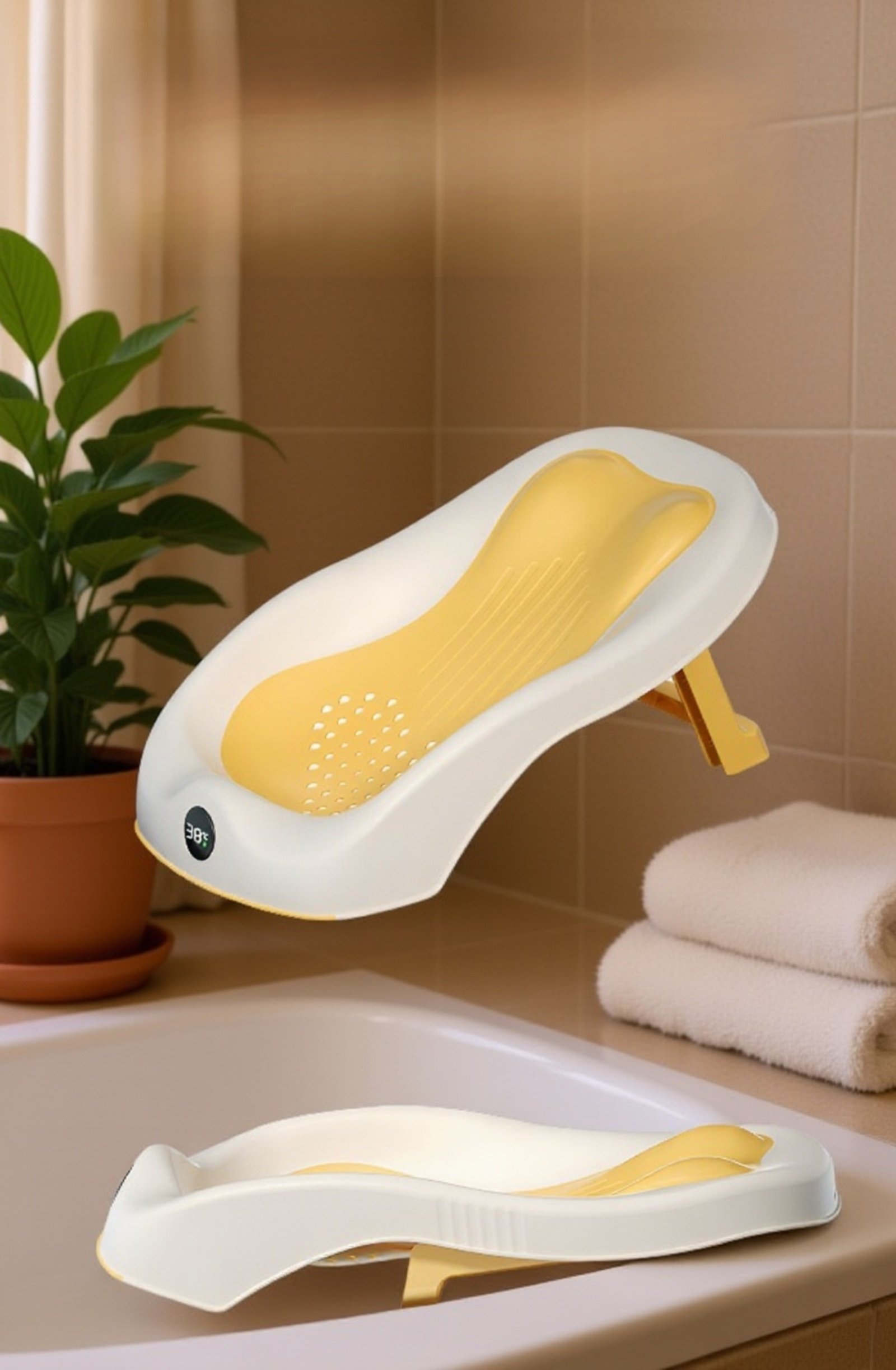 Baby bathtub organizer for essentials