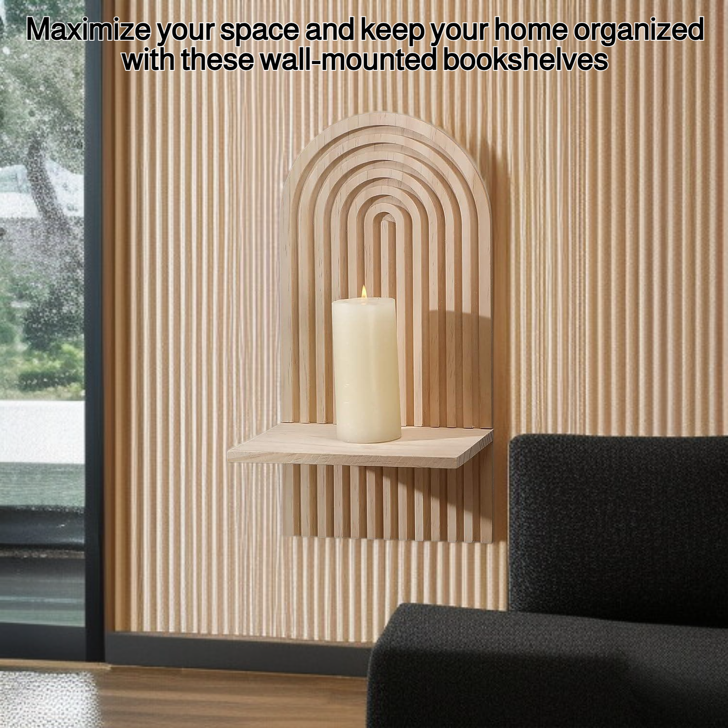 Wall-mounted bookshelves/wall shelves