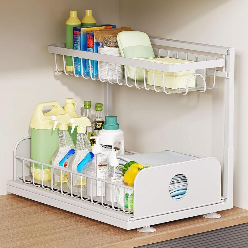 주방 다기능 양념 수납 선반