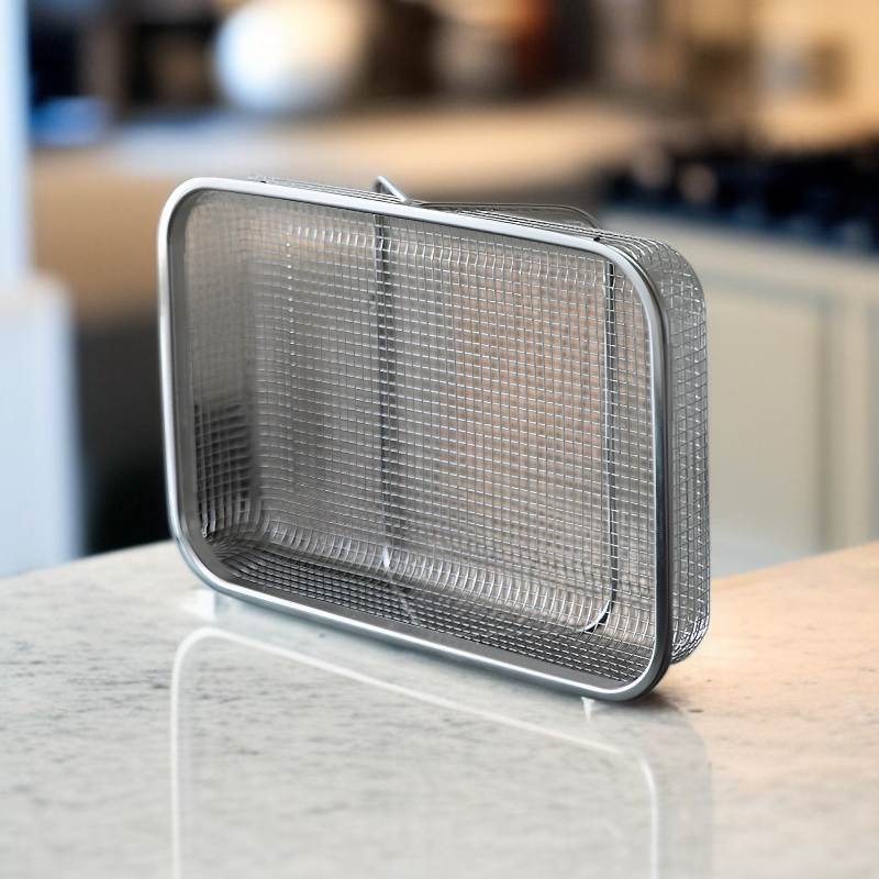 排水機能付きステンレス食器ラック、キッチン用