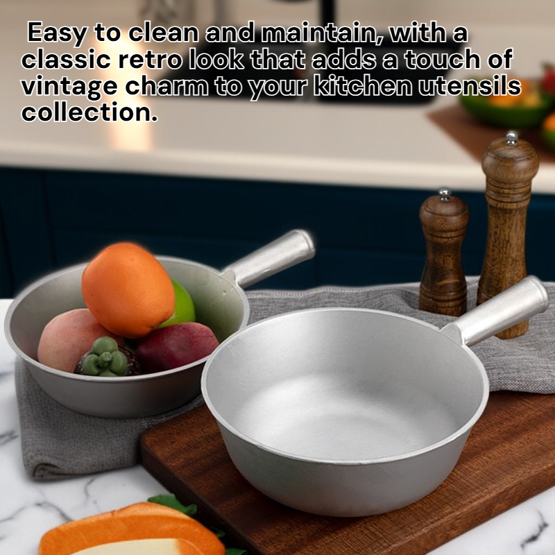 Traditional Aluminum Melon Ladle Water Scoop