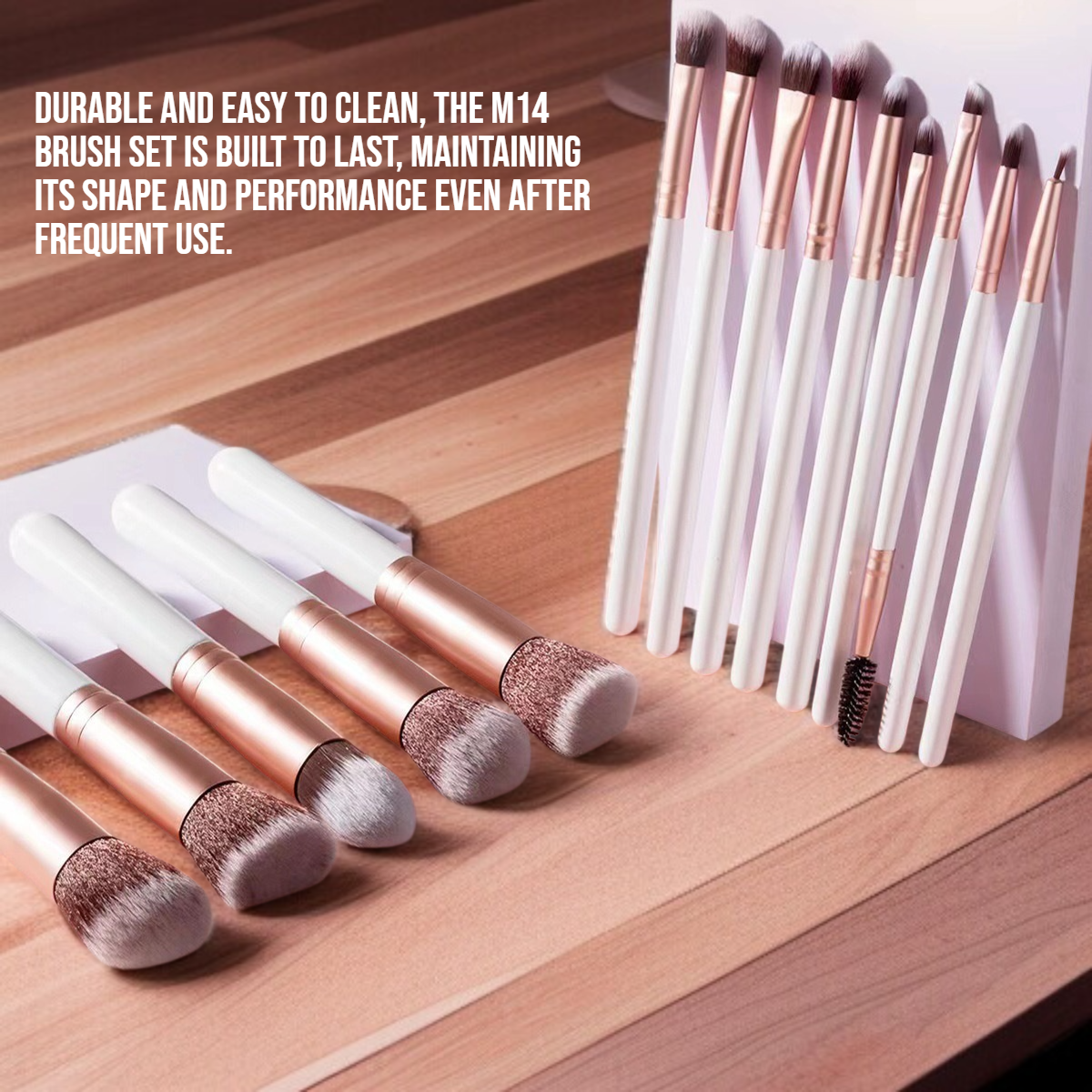 Professional makeup brushes from Good Makeup M14 set