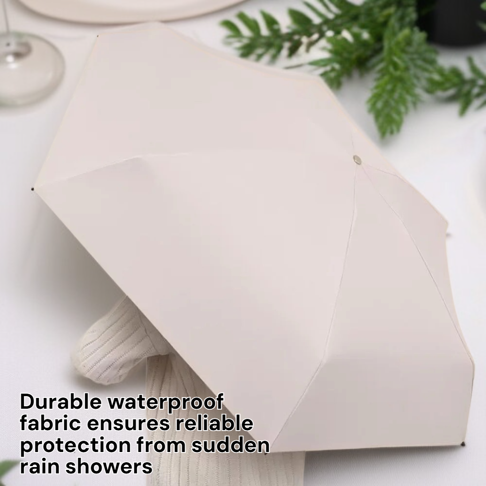 Portable Black Capsule UV Blocking Mini Umbrella for Summer