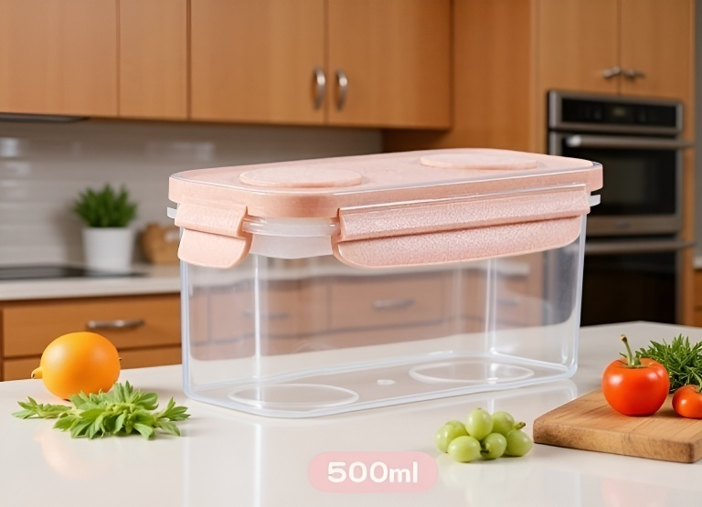 Efficient kitchen storage box for frozen goods