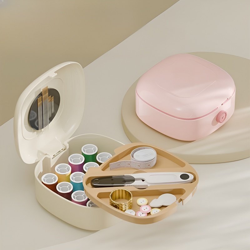 Portable Magnetic Sewing Box Set