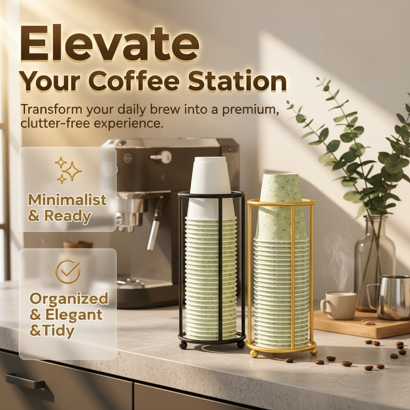 Multifunctional Bar Counter Milk Tea Coffee Cup Holder