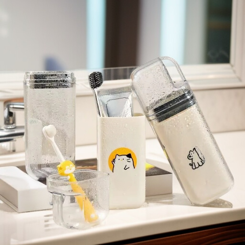 3 in 1 칫솔 보관 양치 컵