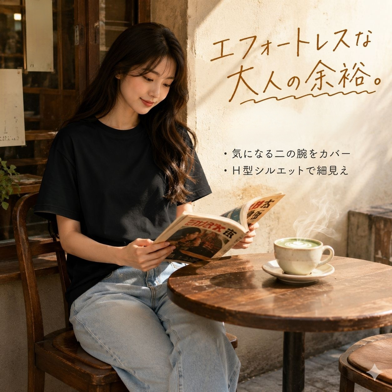純綿190gベーシック半袖Tシャツ
