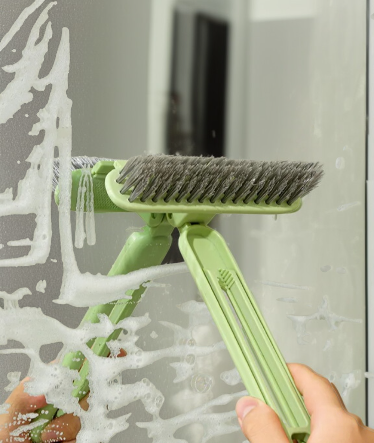 욕실 타일 모서리 깨끗하게 청소하는 브러쉬