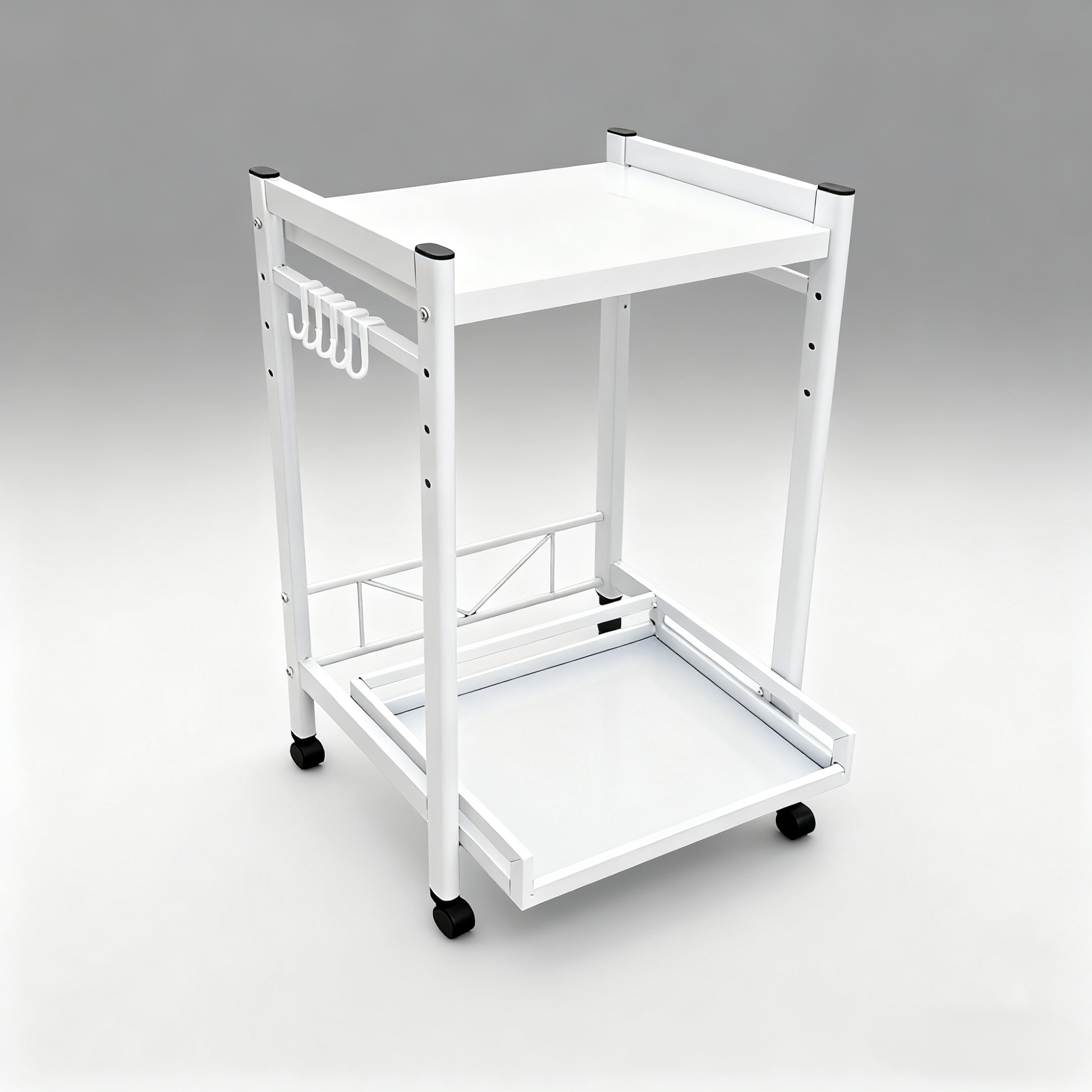 パンチフリーキッチンカウンター収納棚