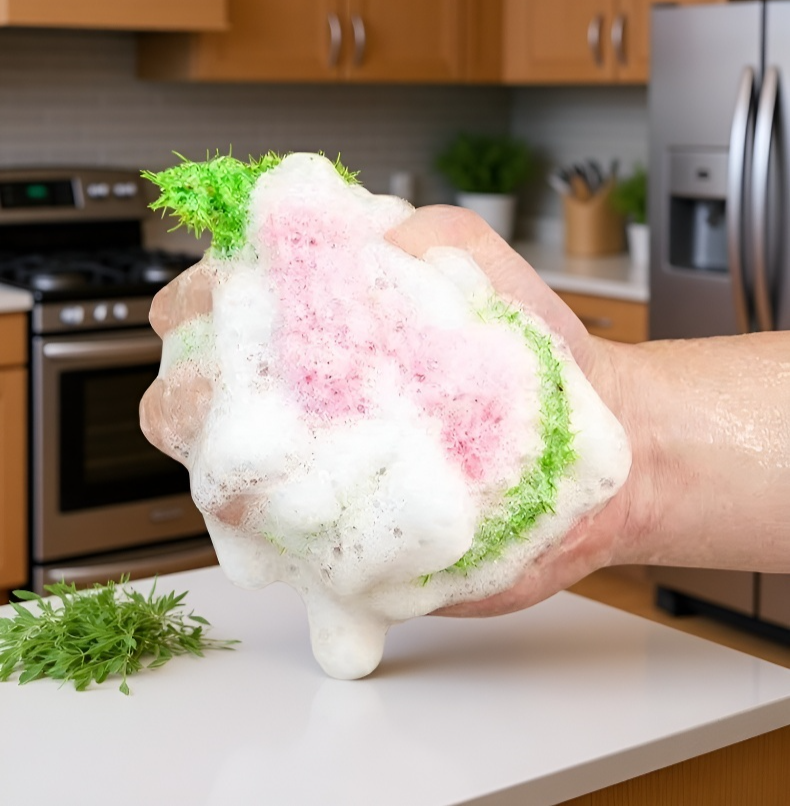 Lustige Reinigungsbürste im Wassermelonen-Design