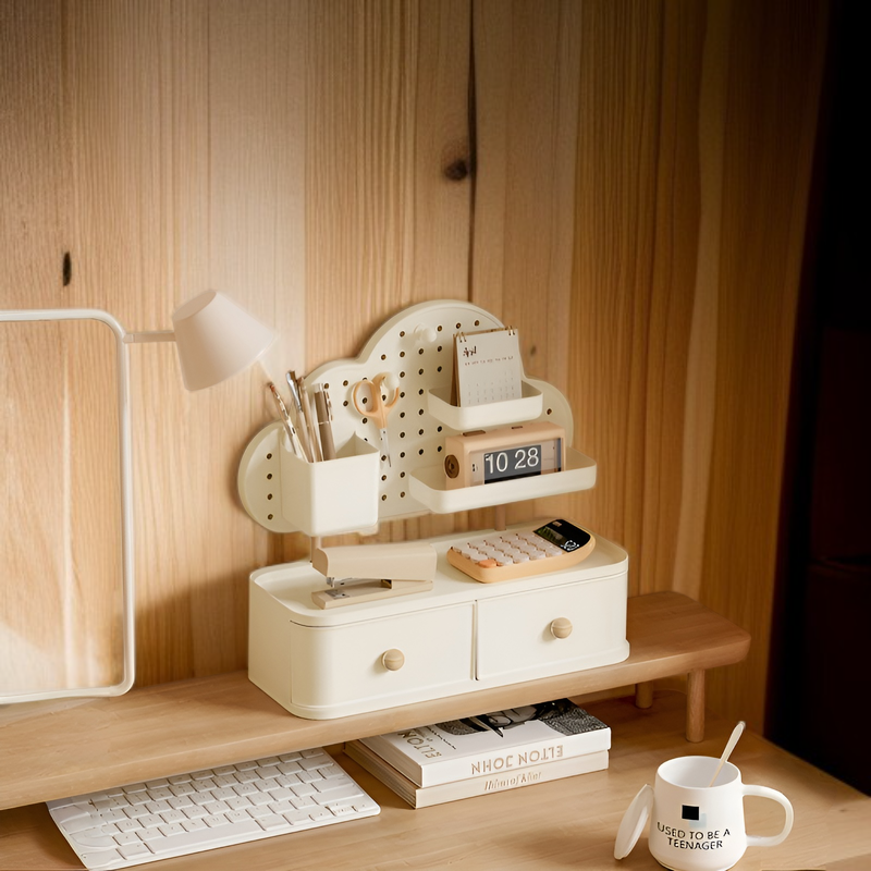 Drawer-Style Desktop Cloud Storage Box on modern office desk