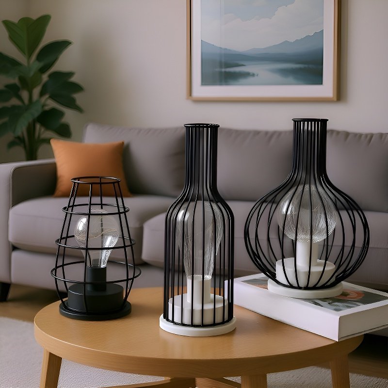 Elektronikus világítás borosüvegekhez, éjszakai fény borospoharakhoz