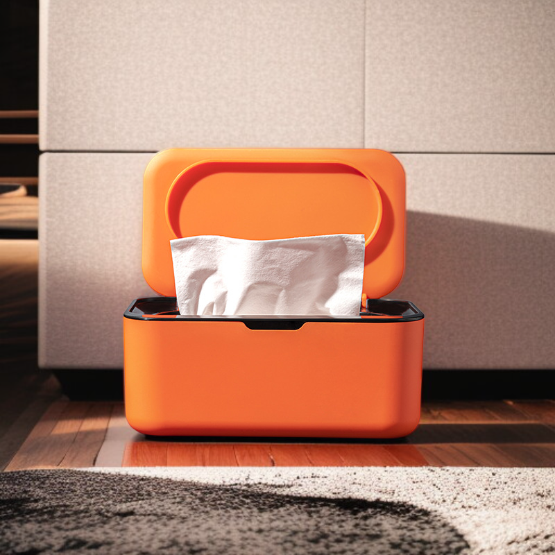 Household Removable Wet Wipes Tissue Box with Mask Storage Sealed Dustproof Design