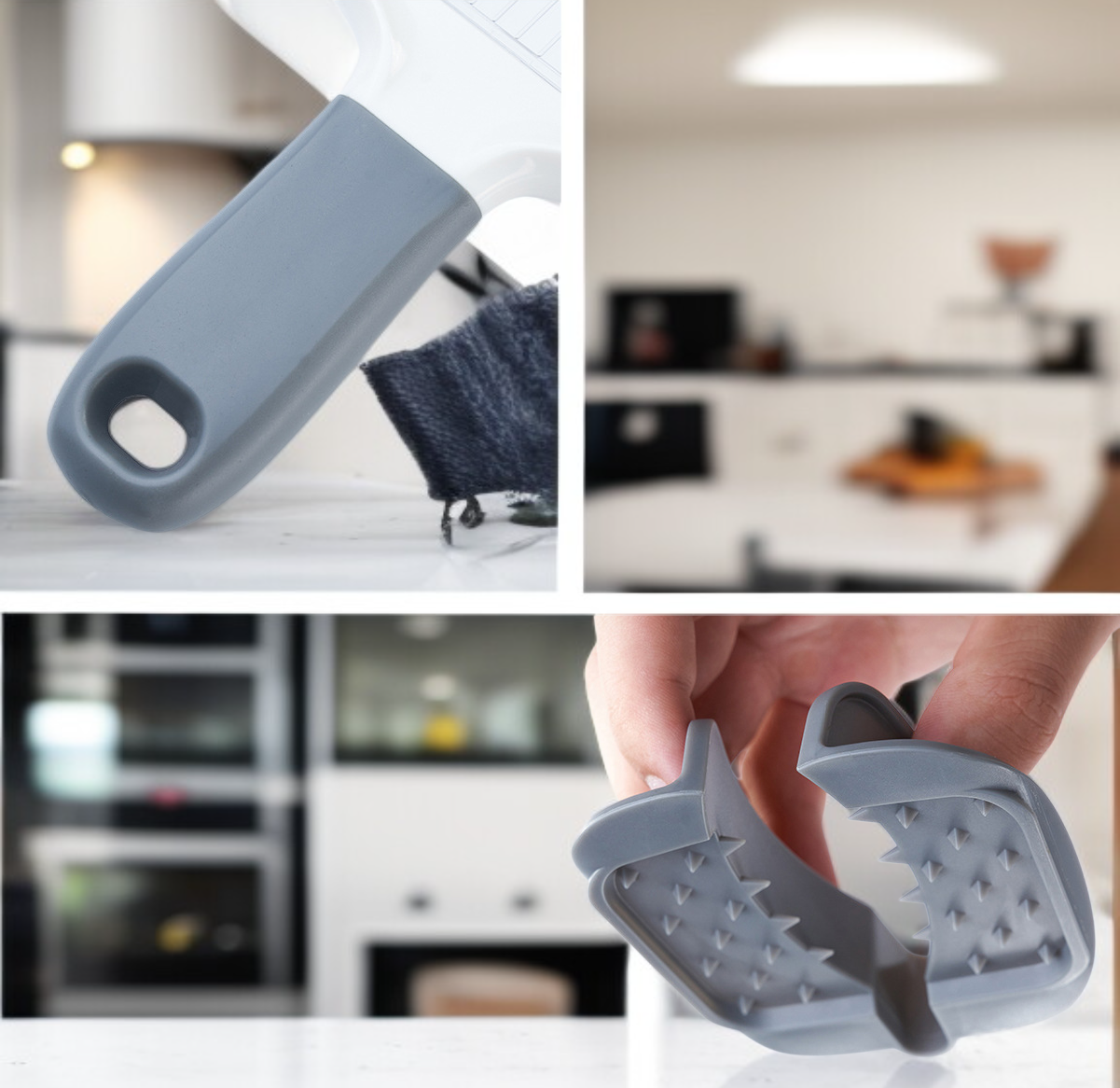 تصميم آمن لقطاعة الخضراوات مع مقبض مريح