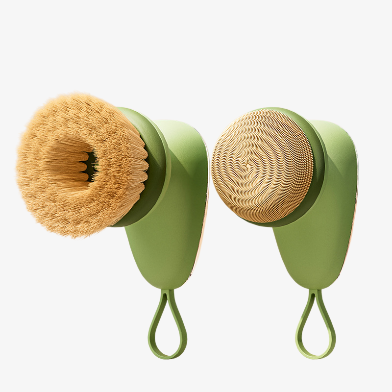 가정용 손상없는 냄비 청소 냄비 브러쉬 자동 수액 압출 수액 세척 냄비 브러쉬 게으름뱅이 주방 필수 자동 수액 브러쉬