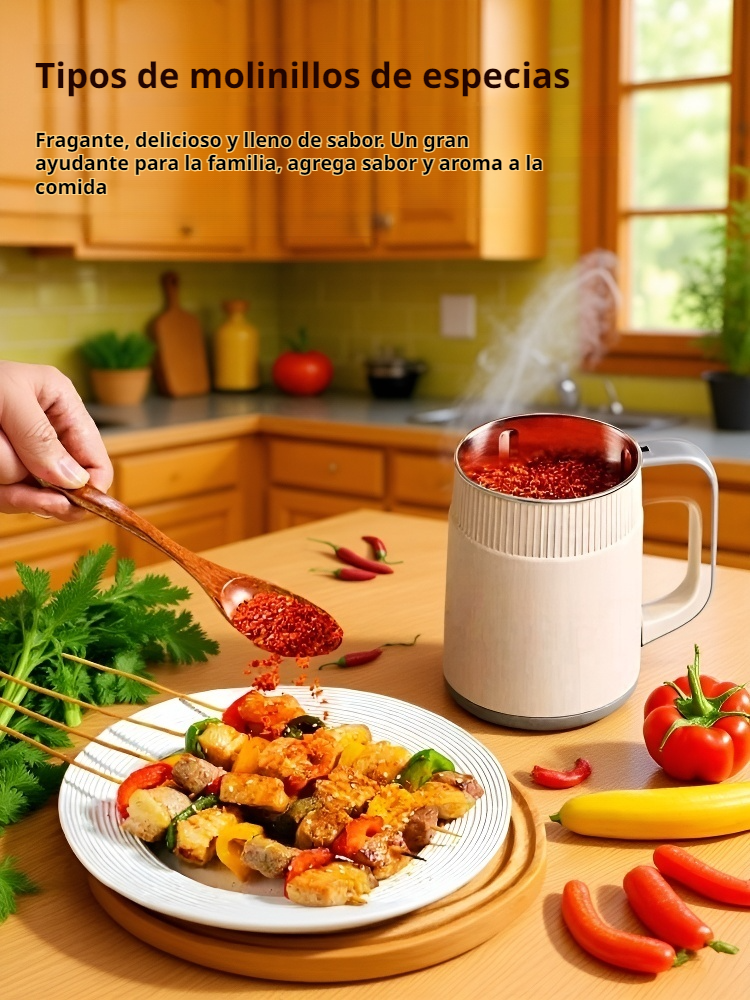 Molinillo multifuncional para uso doméstico