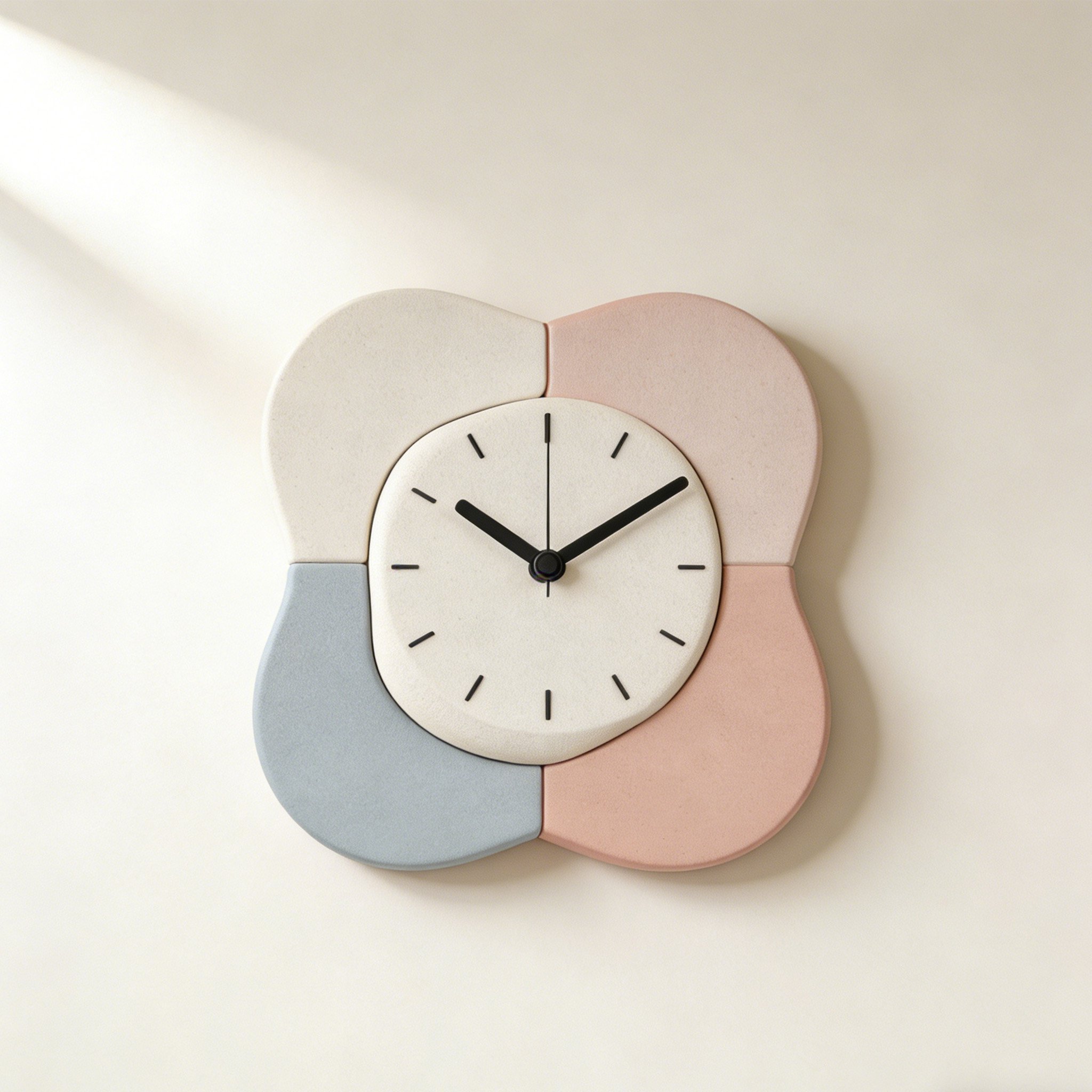 조용한 창의적인 벽시계