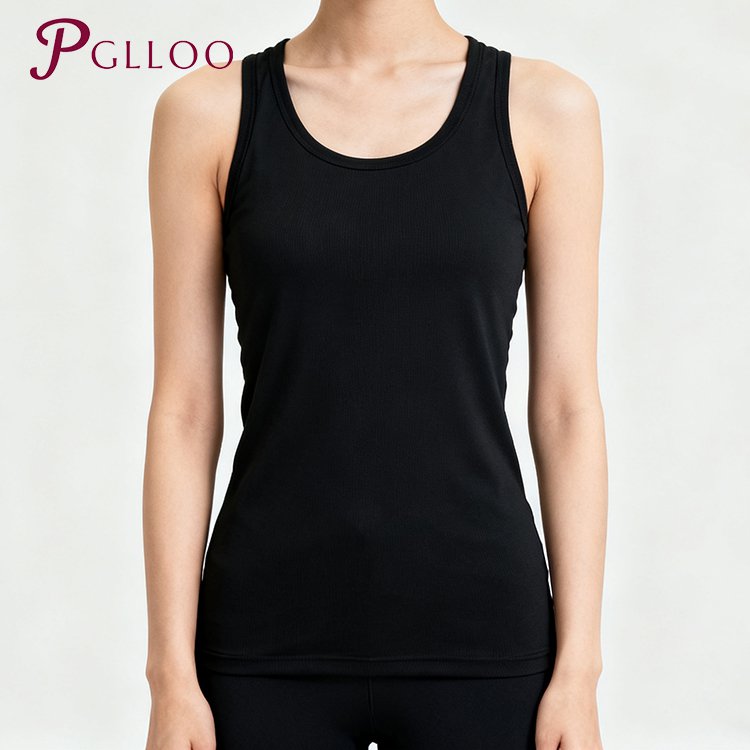 검은색 스포츠 조끼