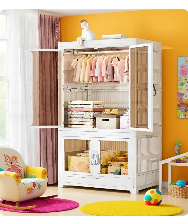 접이식 캐비닛의 공간 절약 디자인