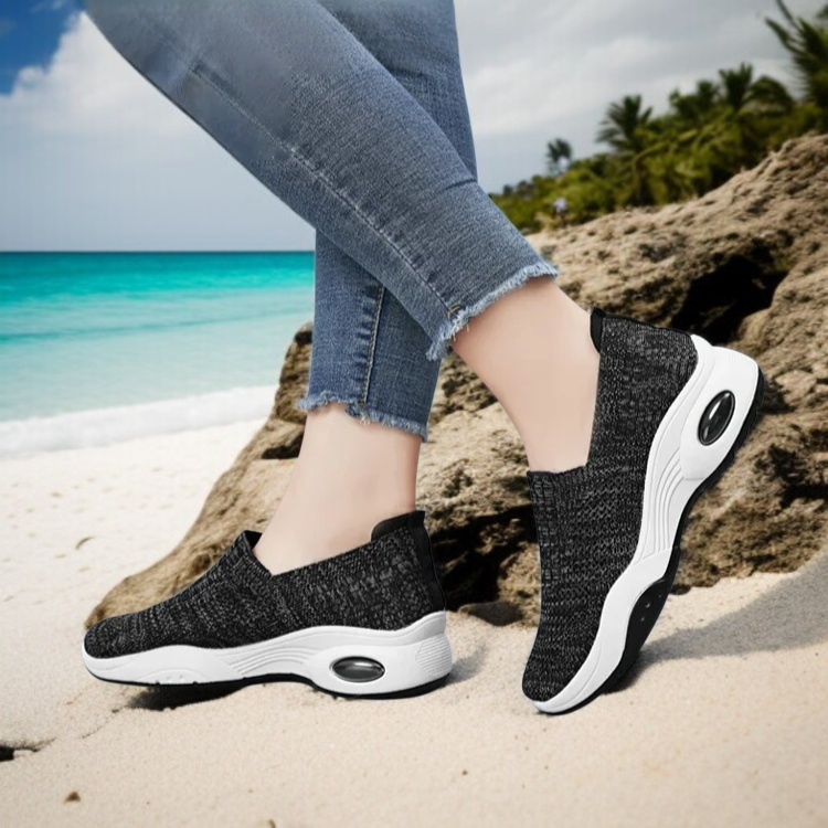 통풍이 잘 되는 운동화 여성 빅사이즈 플랫 통풍 메쉬 운동화 여성 캐주얼 운동화