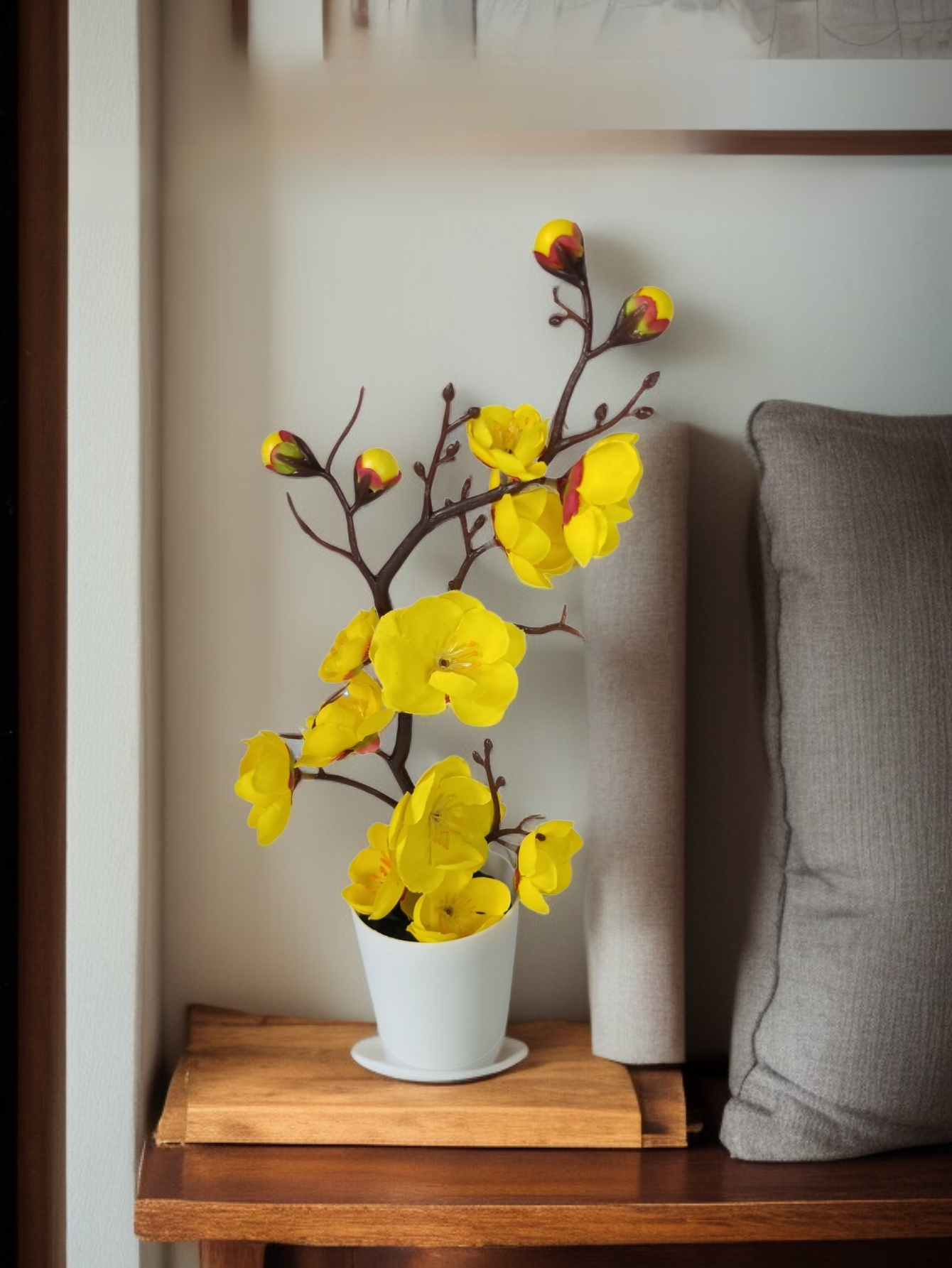 臘梅仿真花高質感擺設