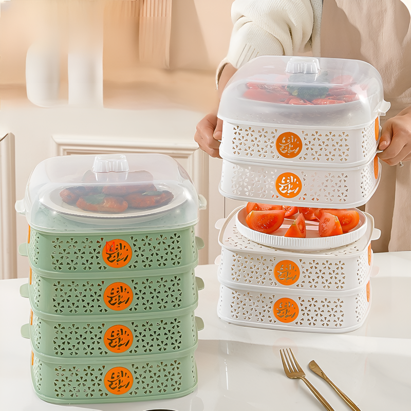 ผ้าคลุมอาหารบนโต๊ะอาหาร วัสดุปลอดภัยต่อสุขภาพ