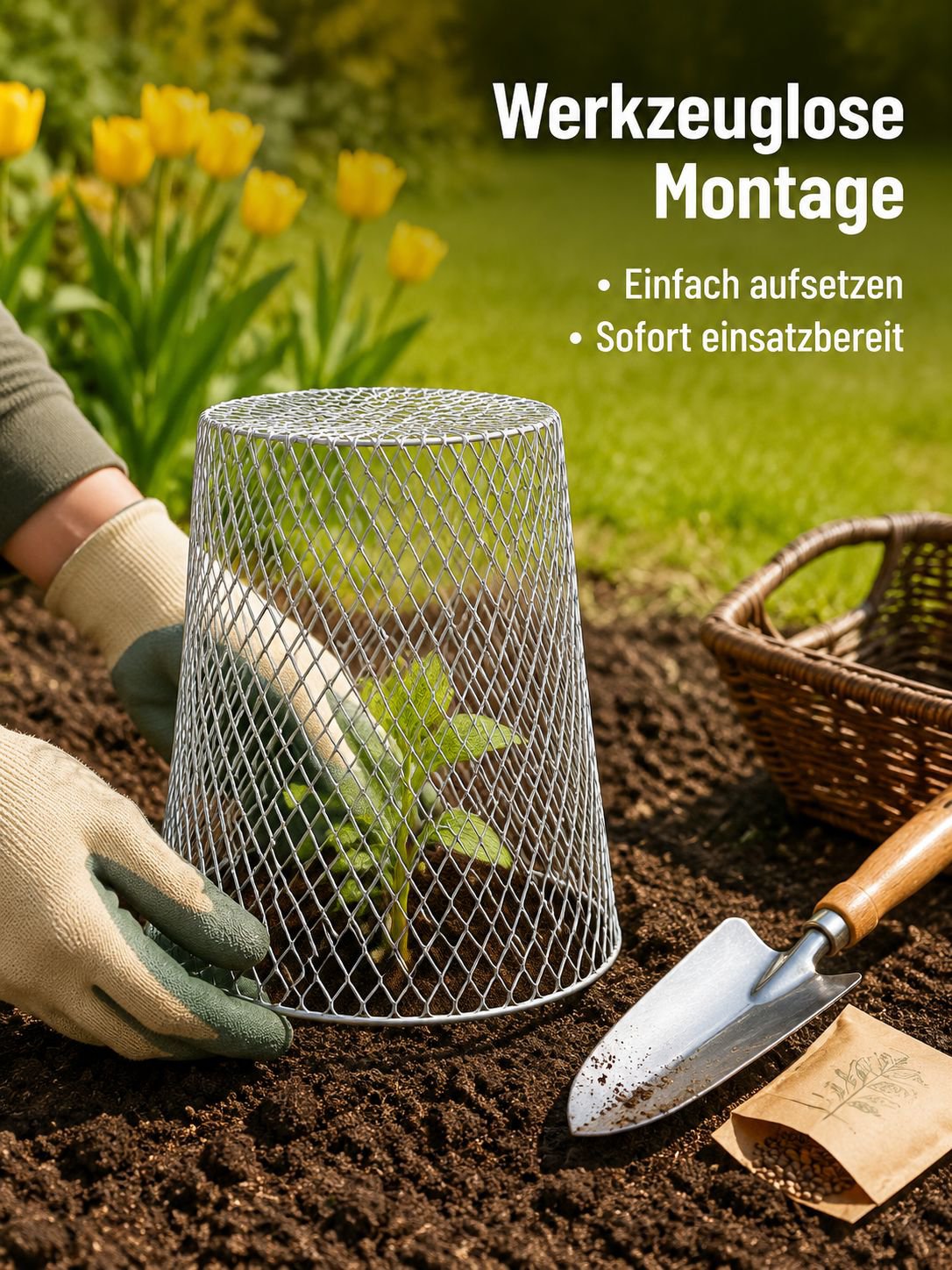 Pflanzendraht-Schutzgitter