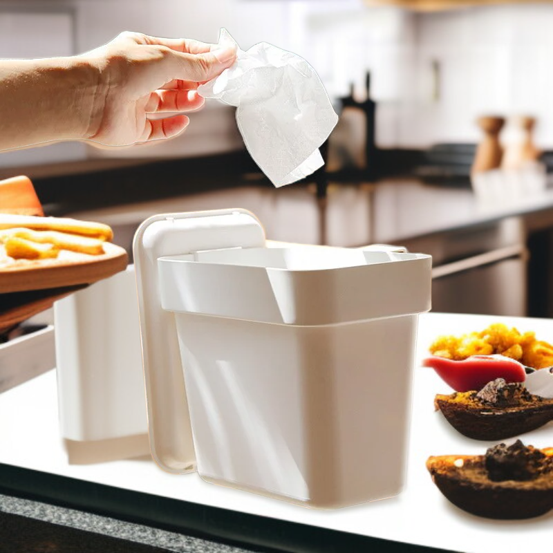  キッチンシンク用吊り下げ式生ごみ箱 2L（モデンブラン）