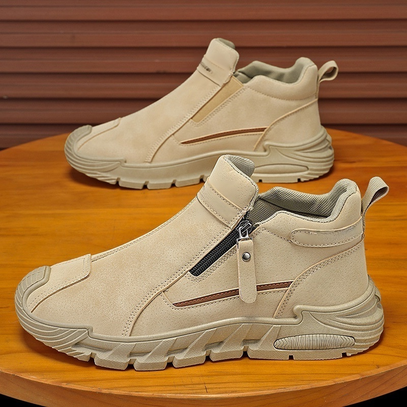 남성 하이탑 안전 작업화 고성능 야외용