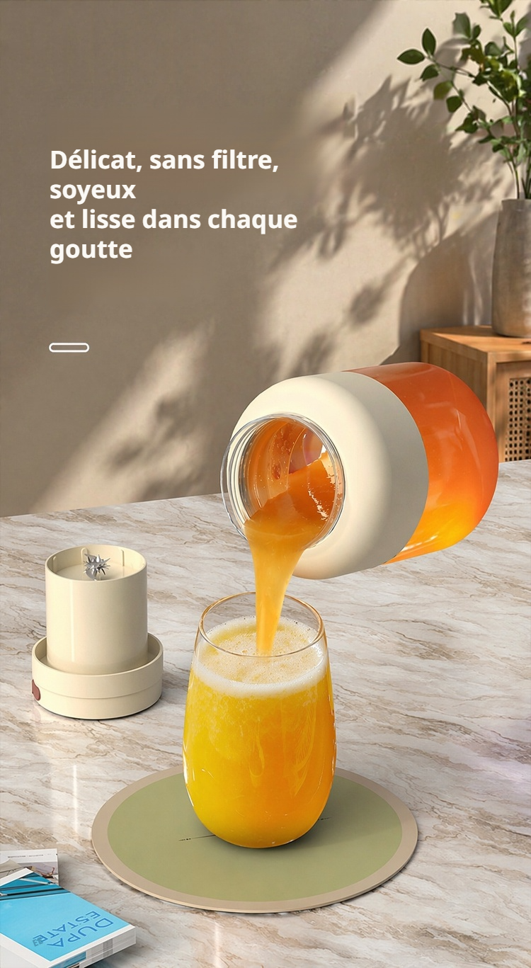 Nettoyage simple de l'extracteur de jus portable
