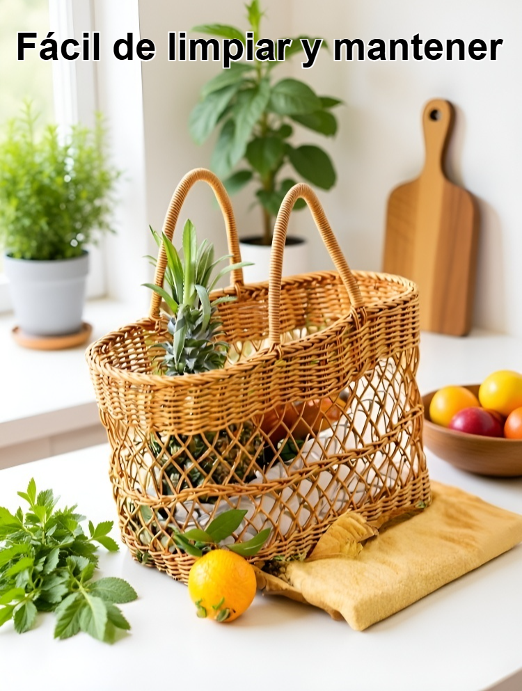 Cesta ecológica y resistente para compras diarias