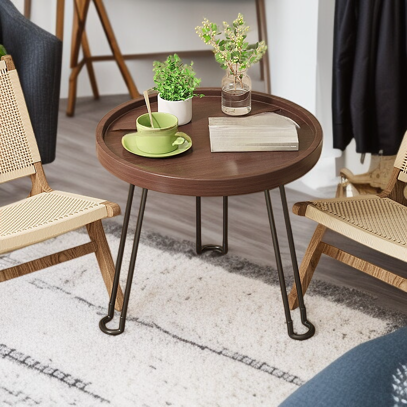 다기능 소형 커피 테이블 사이드 캐비닛 소파 조합 테이블 거실 및 발코니용