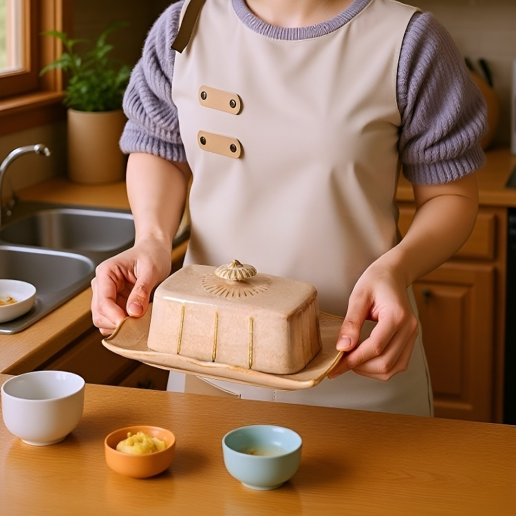 세라믹 버터 디스크 주방 인테리어