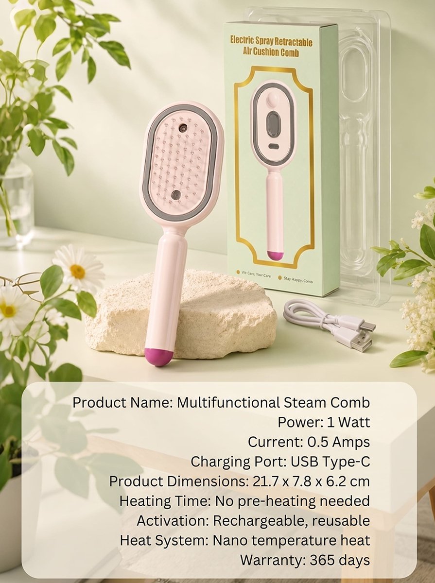 Multifunctional Steam Comb